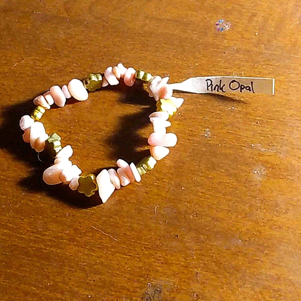 Genuine Gemstone stretch bracelet